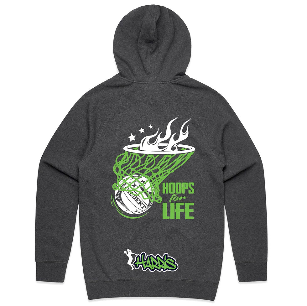Thumbnail: Personalised Netball Hoodie - Hoops for Life