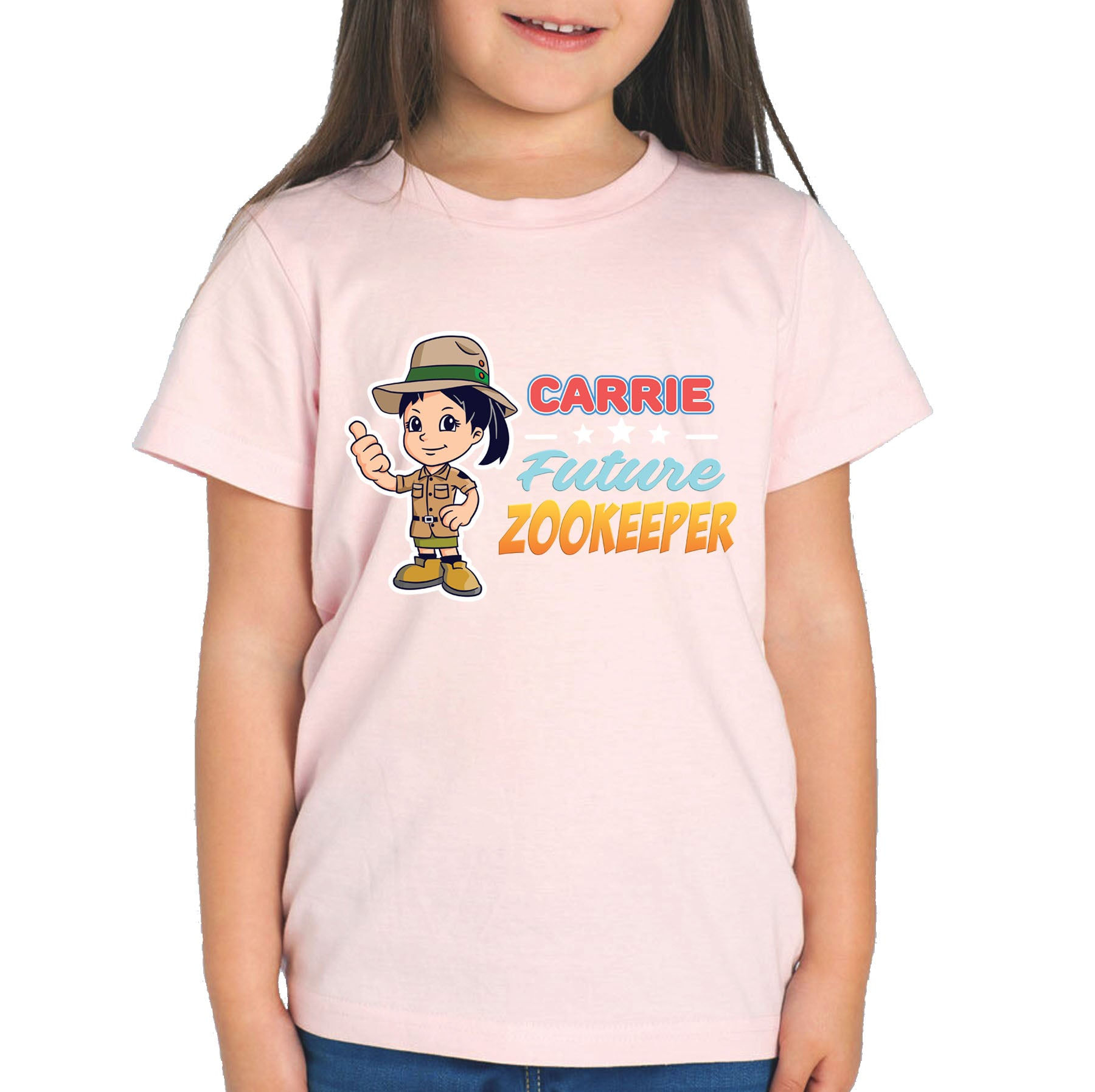 Personalised Kids Tops - Future Zookeeper