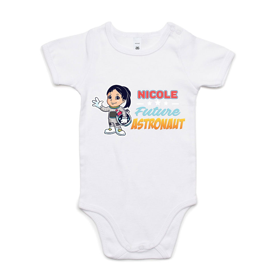 Thumbnail: Personalised Baby Onesies - Future Astronaut