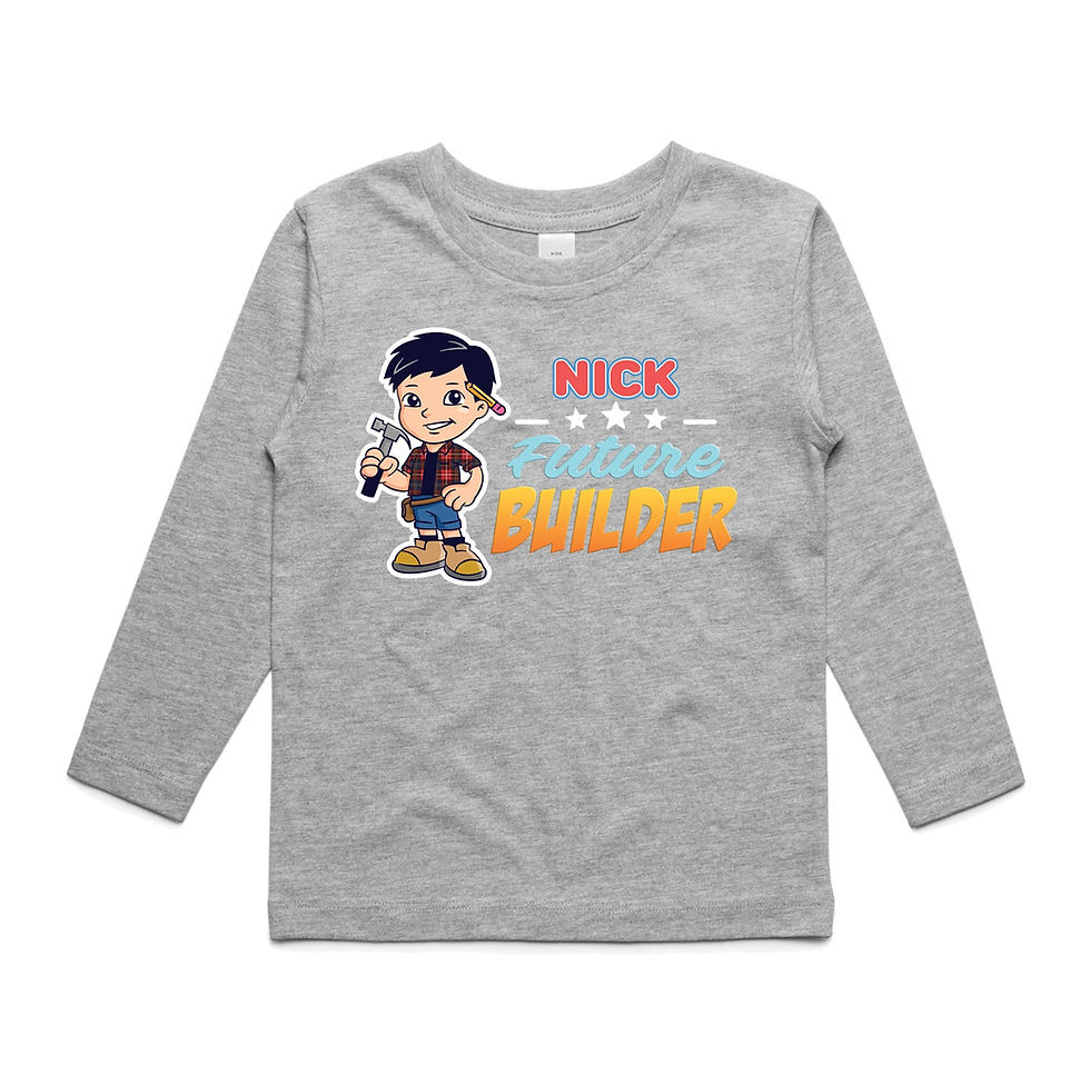 Thumbnail: Personalised Kids Tops - Future Builder