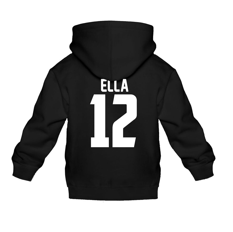 Thumbnail: Personalised Kids Hockey Hoodie - Lego Style Design
