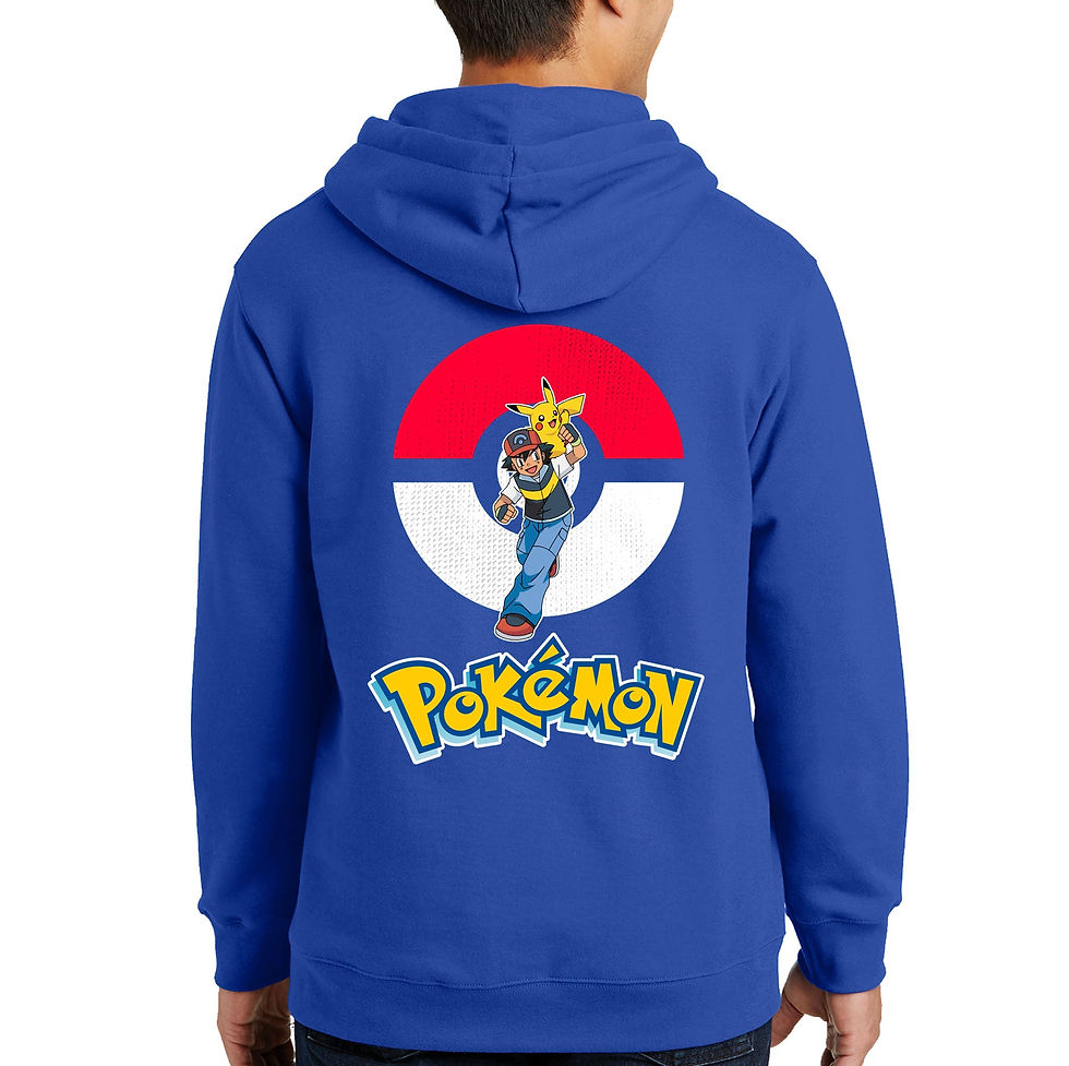 Thumbnail: Pokemon Pikachu and Trainer Ash Hoodie