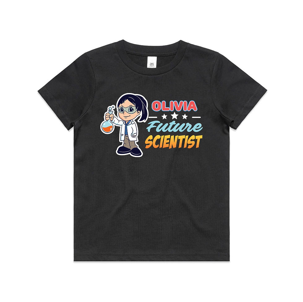 Thumbnail: Personalised Kids Tops - Future Scientist