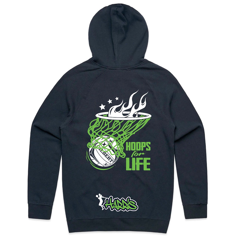 Thumbnail: Personalised Netball Hoodie - Hoops for Life