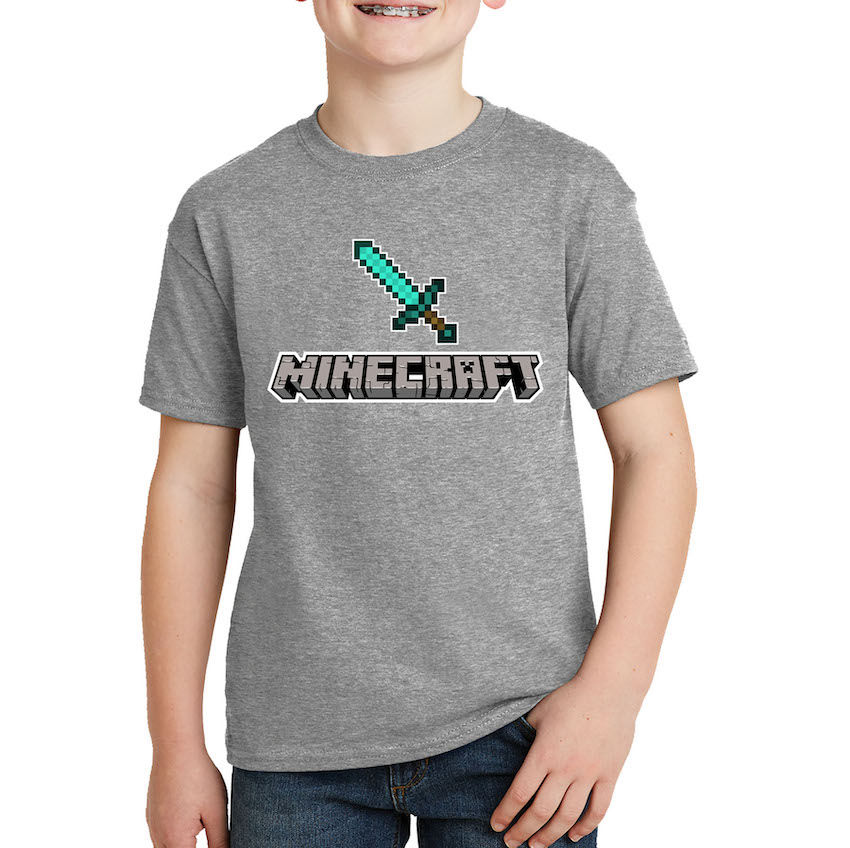 Thumbnail: Minecraft Sword Kids T-shirt