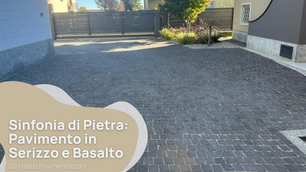 Sinfonia di Pietra: Pavimento in Serizzo e Basalto