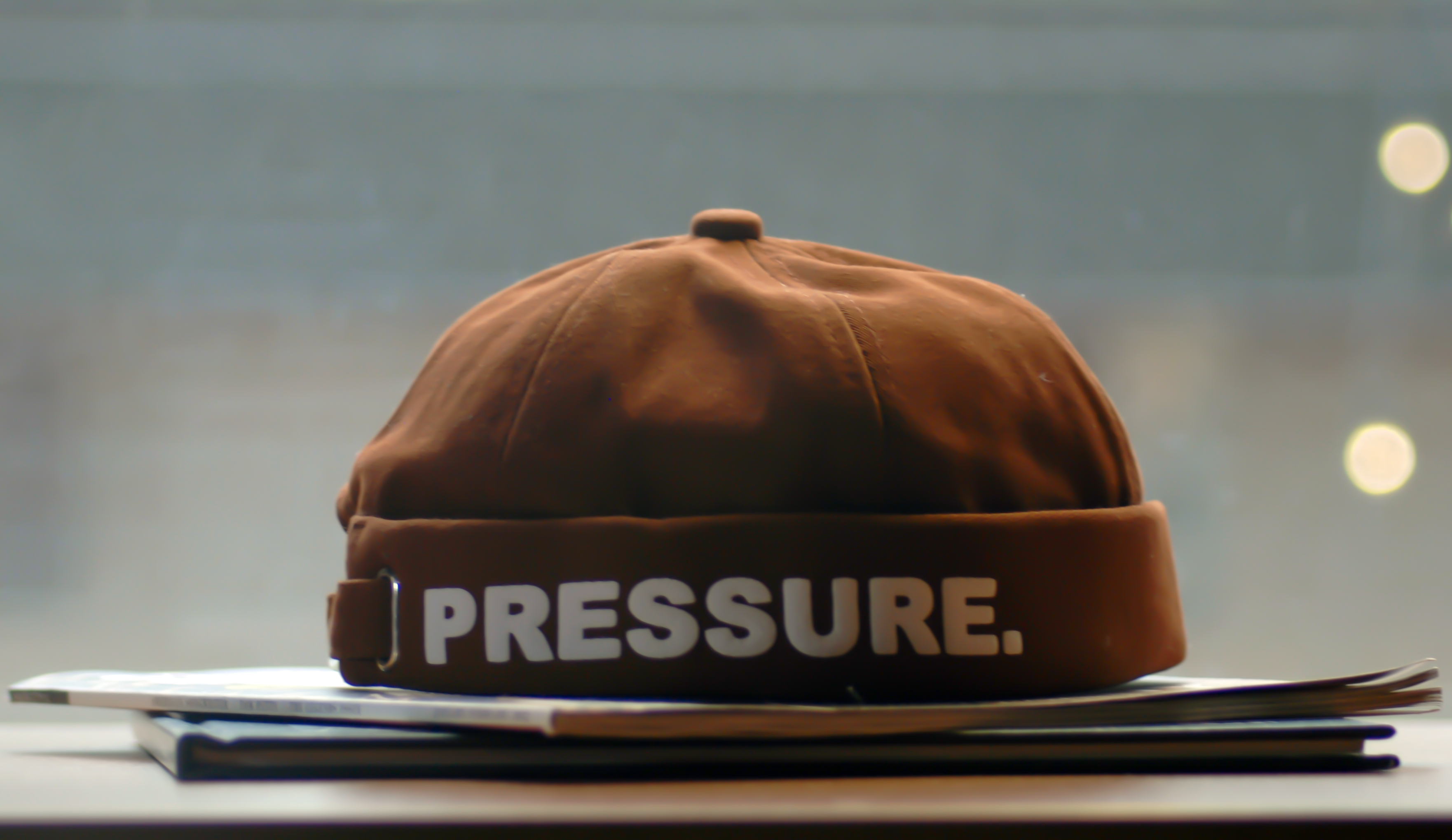 Tap In Brimless Hat-Moca