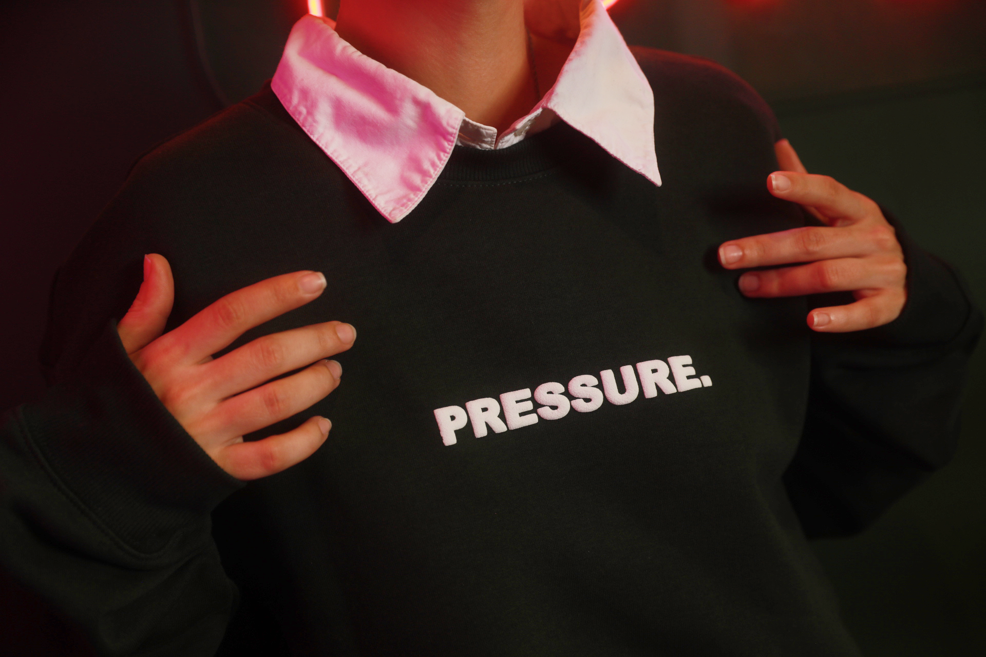 “PRESSURE” Sweatshirt- Forrest Green