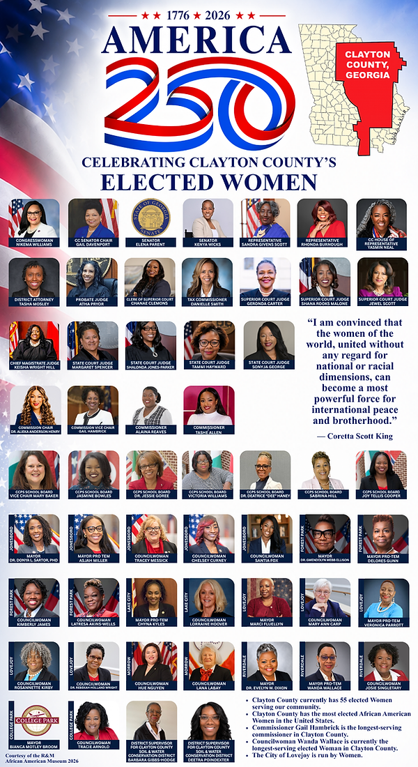Celebrating Clayton County's Elected Women America250 Poster (8).png