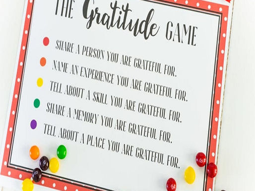 Playing ‘Gratitude Game’ With God