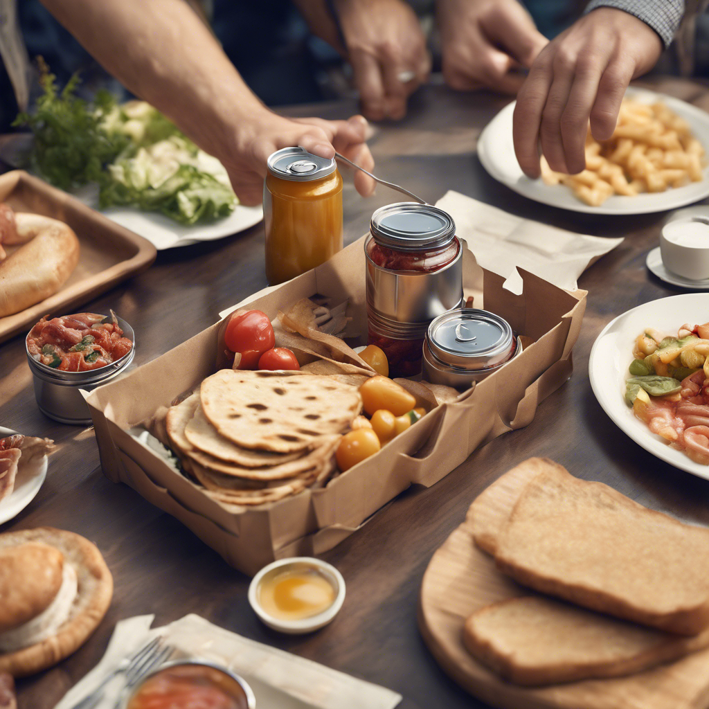 Canned foods for picnic