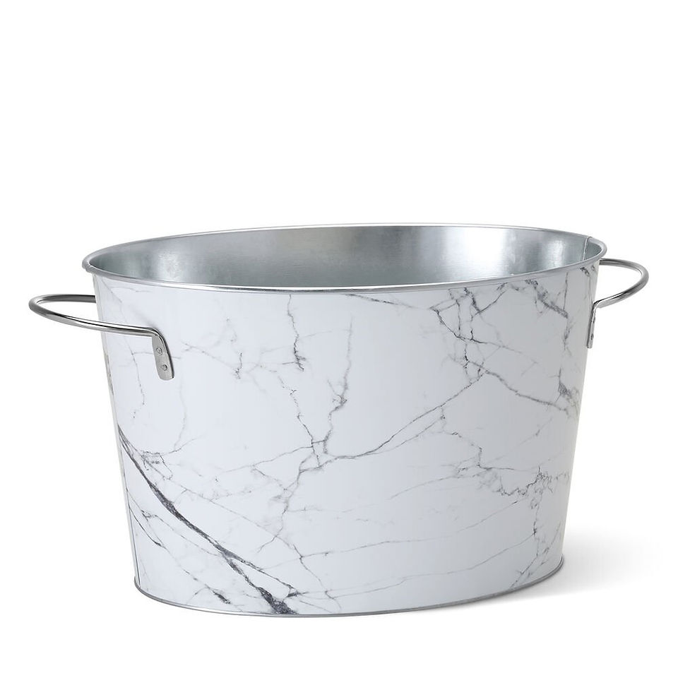 Faux marble wine tub