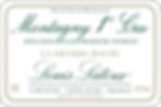 Montagny Premier Cru wine label.
