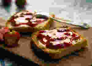 Toast with jam.
