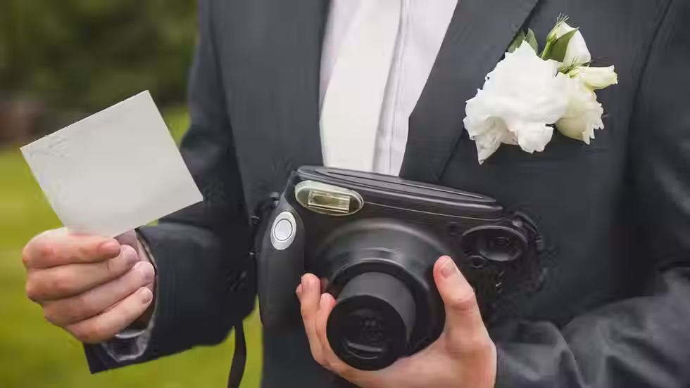 Behind the Lens: The Story ofa Wedding Shoot in sunset