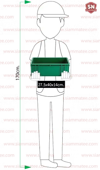 ภาพขนาดย่อ: ลังพลาสติก 9876-1 / Industrial storage 9876-1