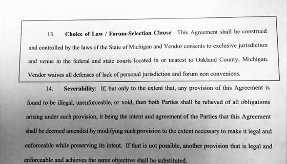 Forum-Selection Clauses (Michigan Law): Can Parties Pick a Specific Court to Decide Future Disputes?
