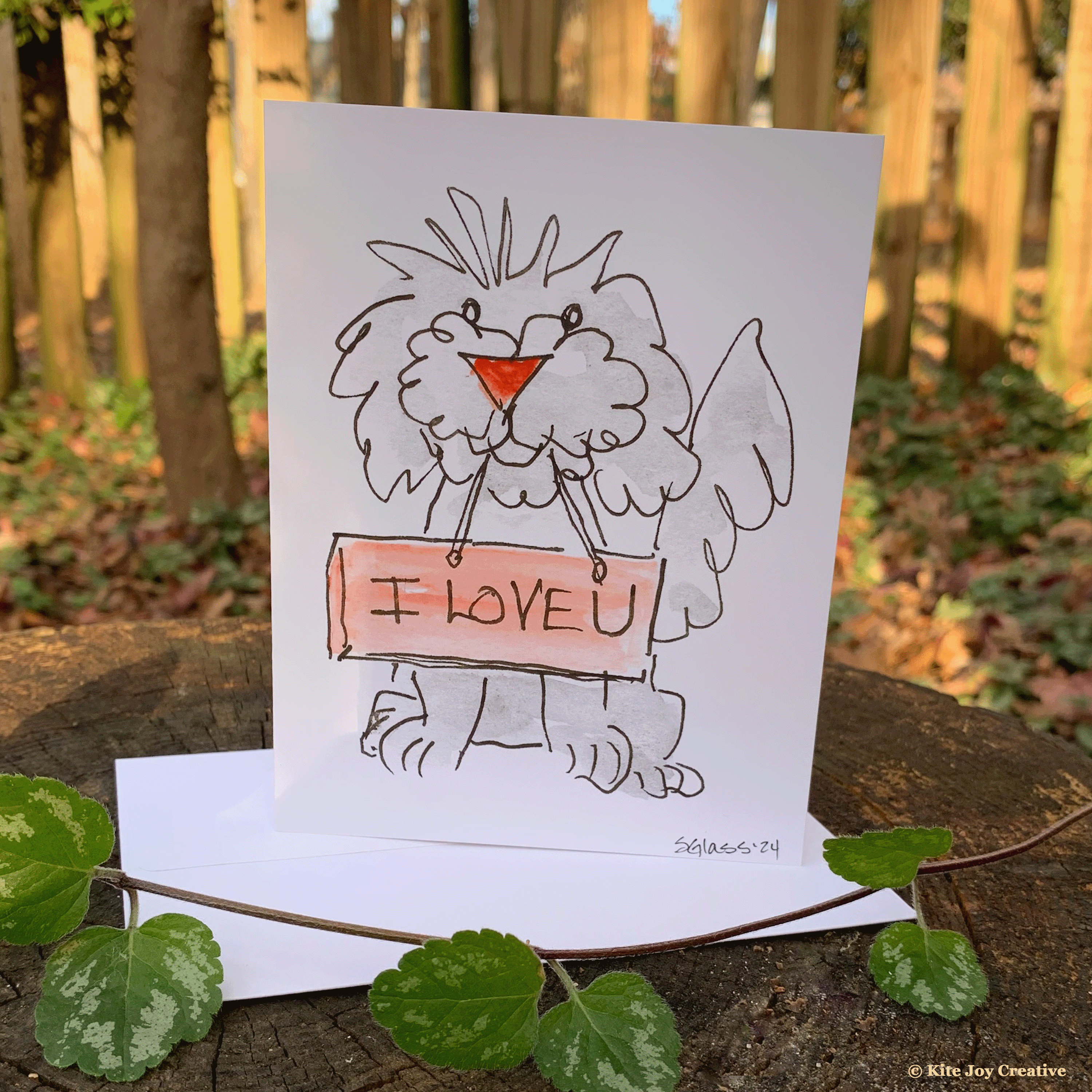 Dood I Love You Note Card