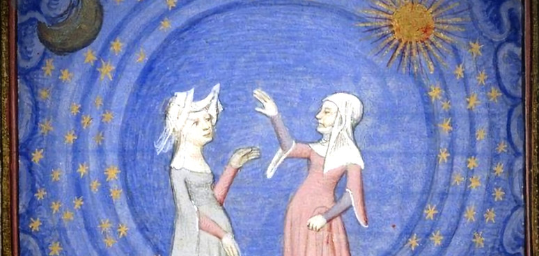 Parejas sol Luna. Sibila. Cielo. Estrellas.