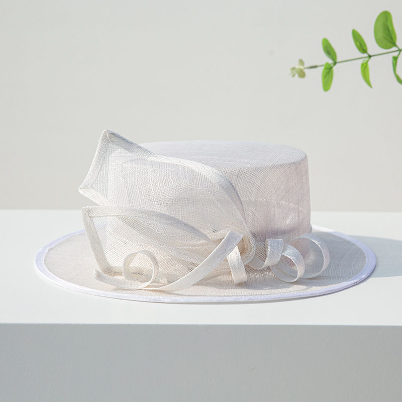 Thumbnail: 2025 spring new colorful hemp summer  fascinator hat