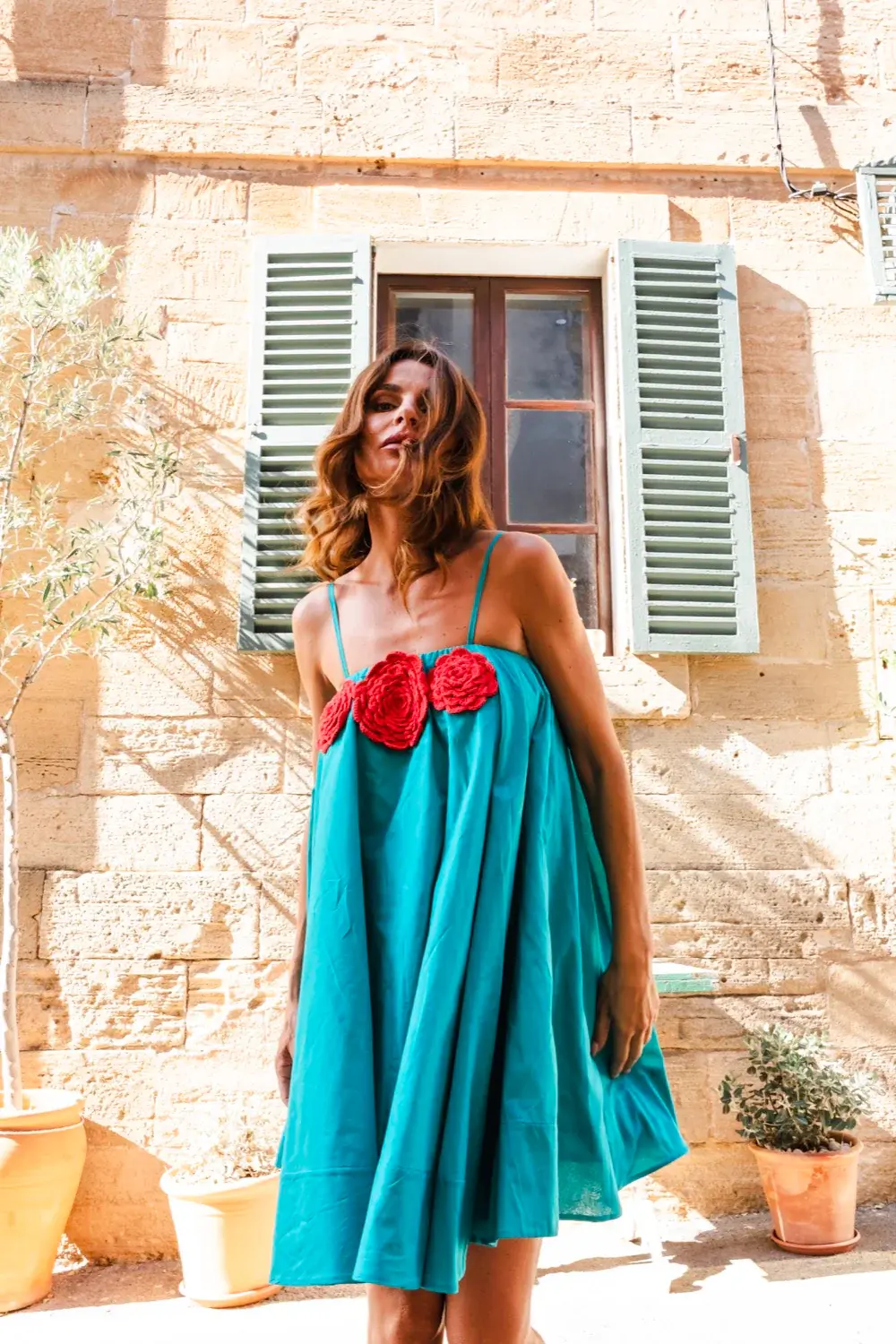 CROCHET DRESS FLOWER