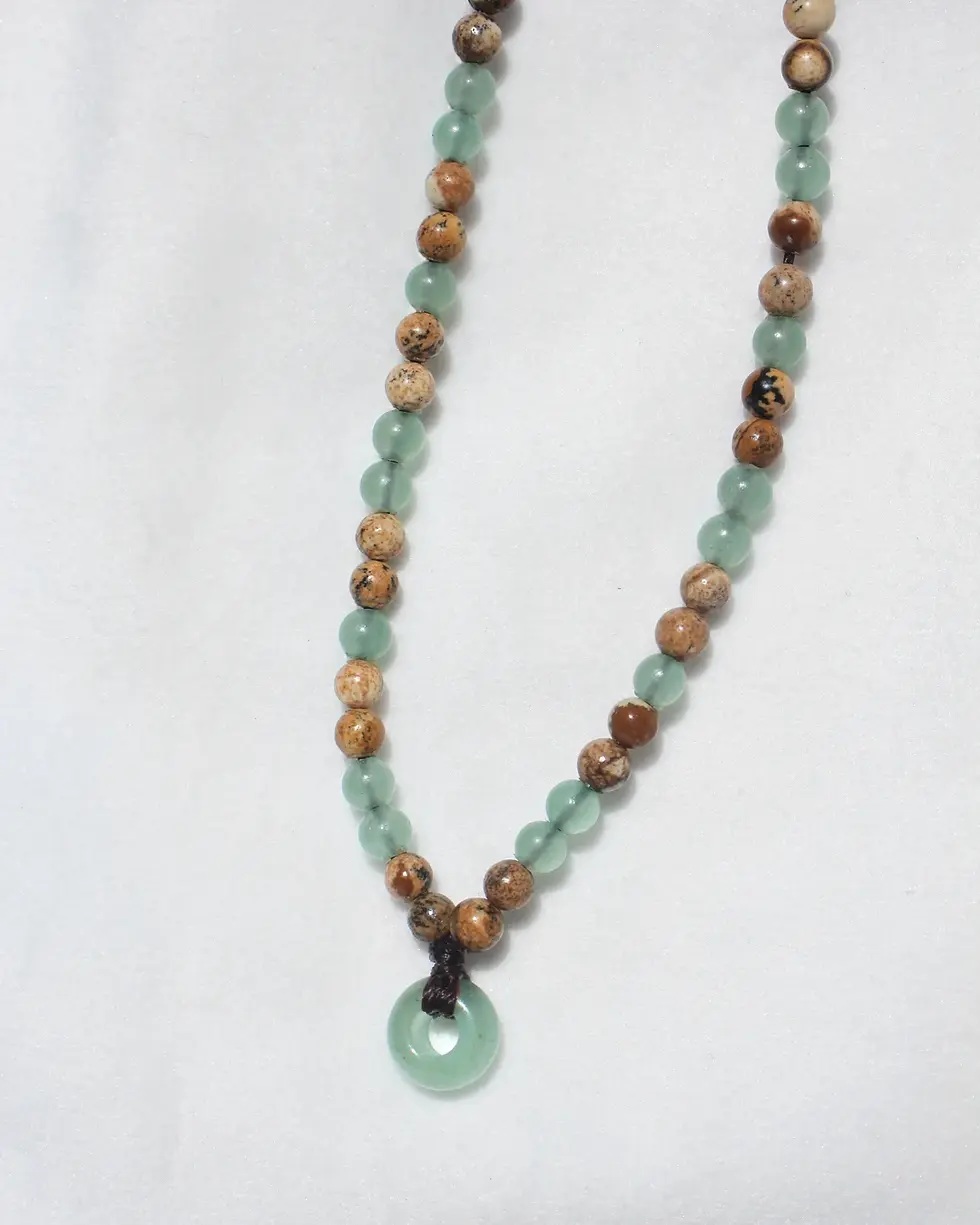 Thumbnail: Aventurine & Jasper Beaded - Brown