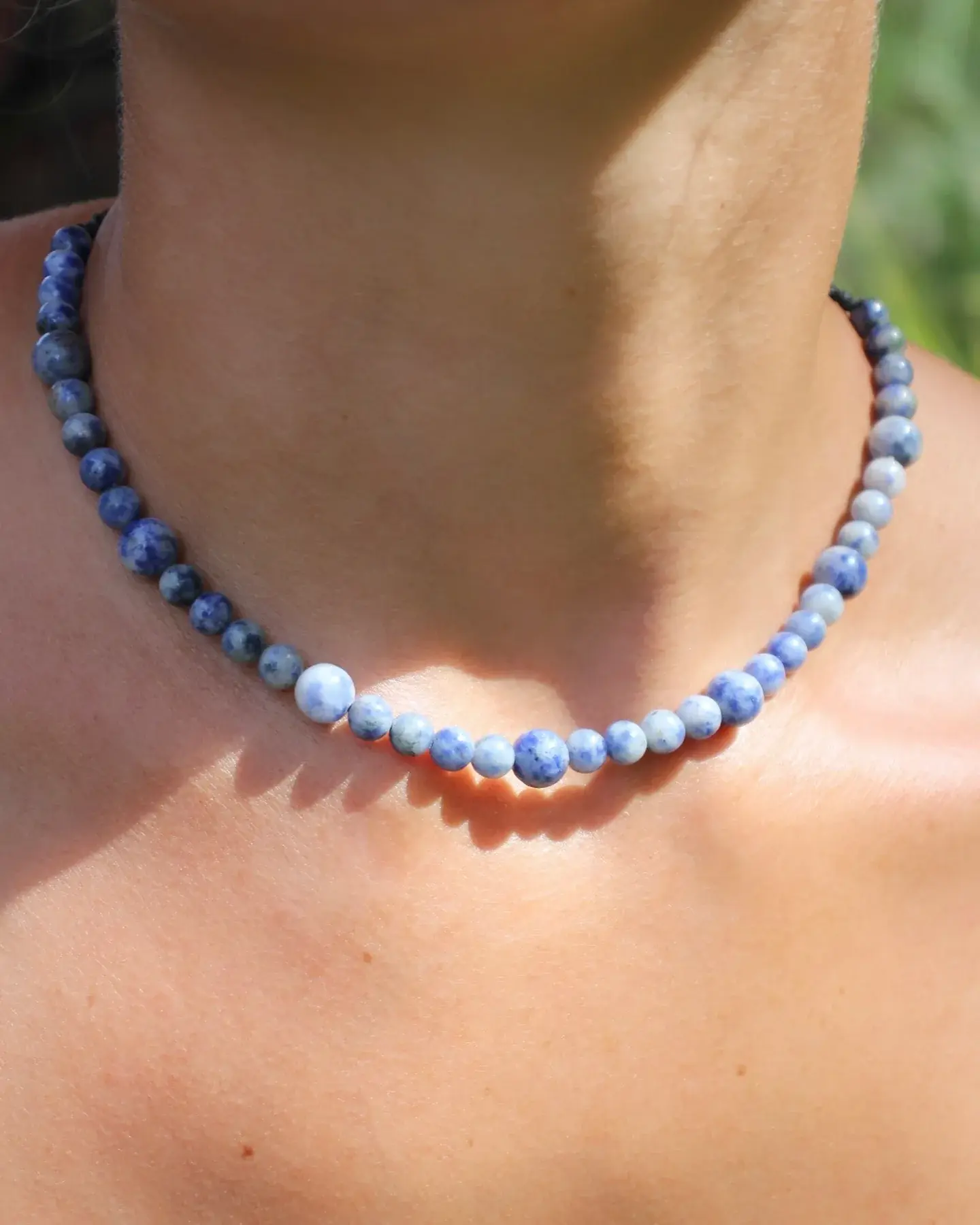Sodalite Beaded Necklace