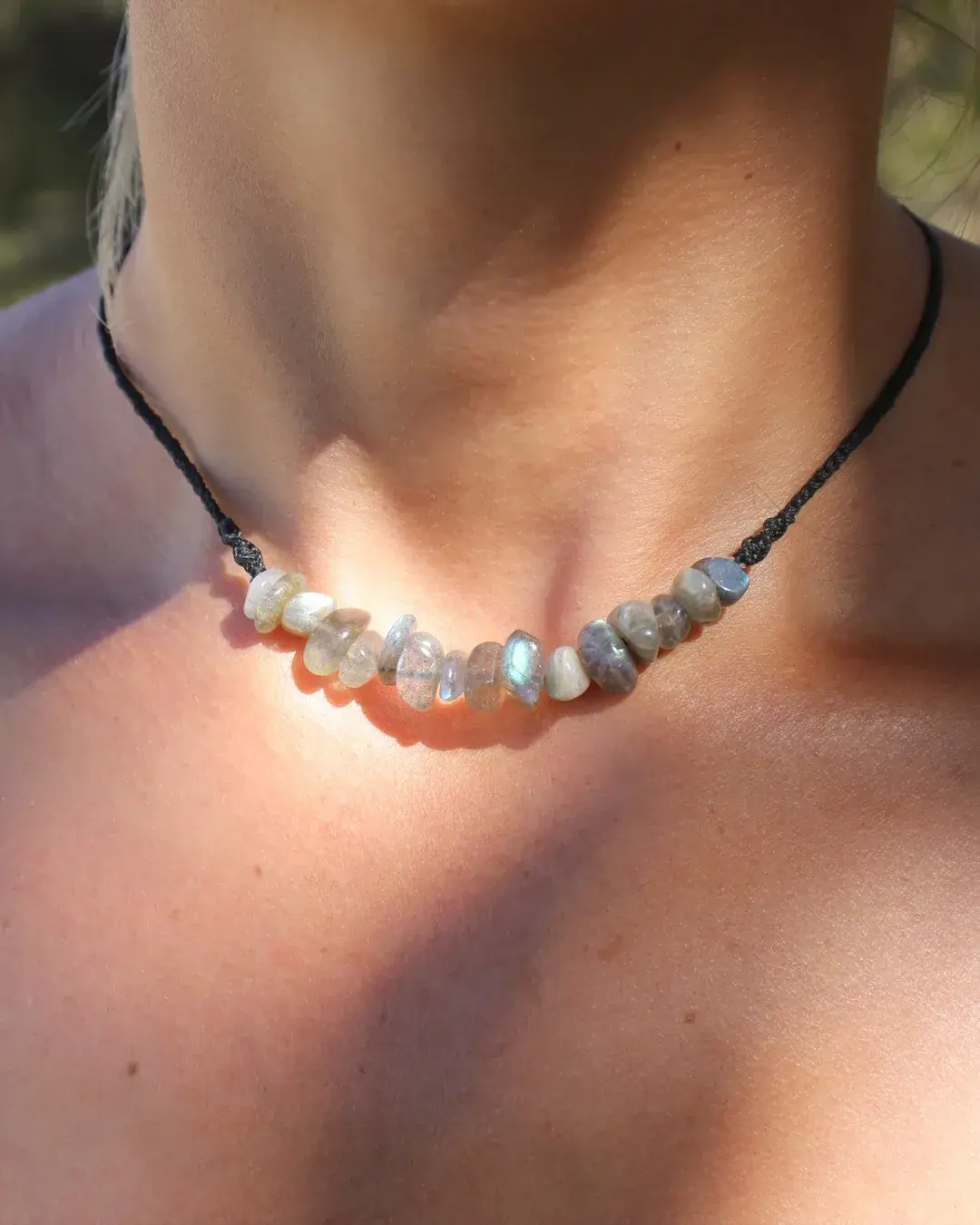 Labradorite Beaded Necklace