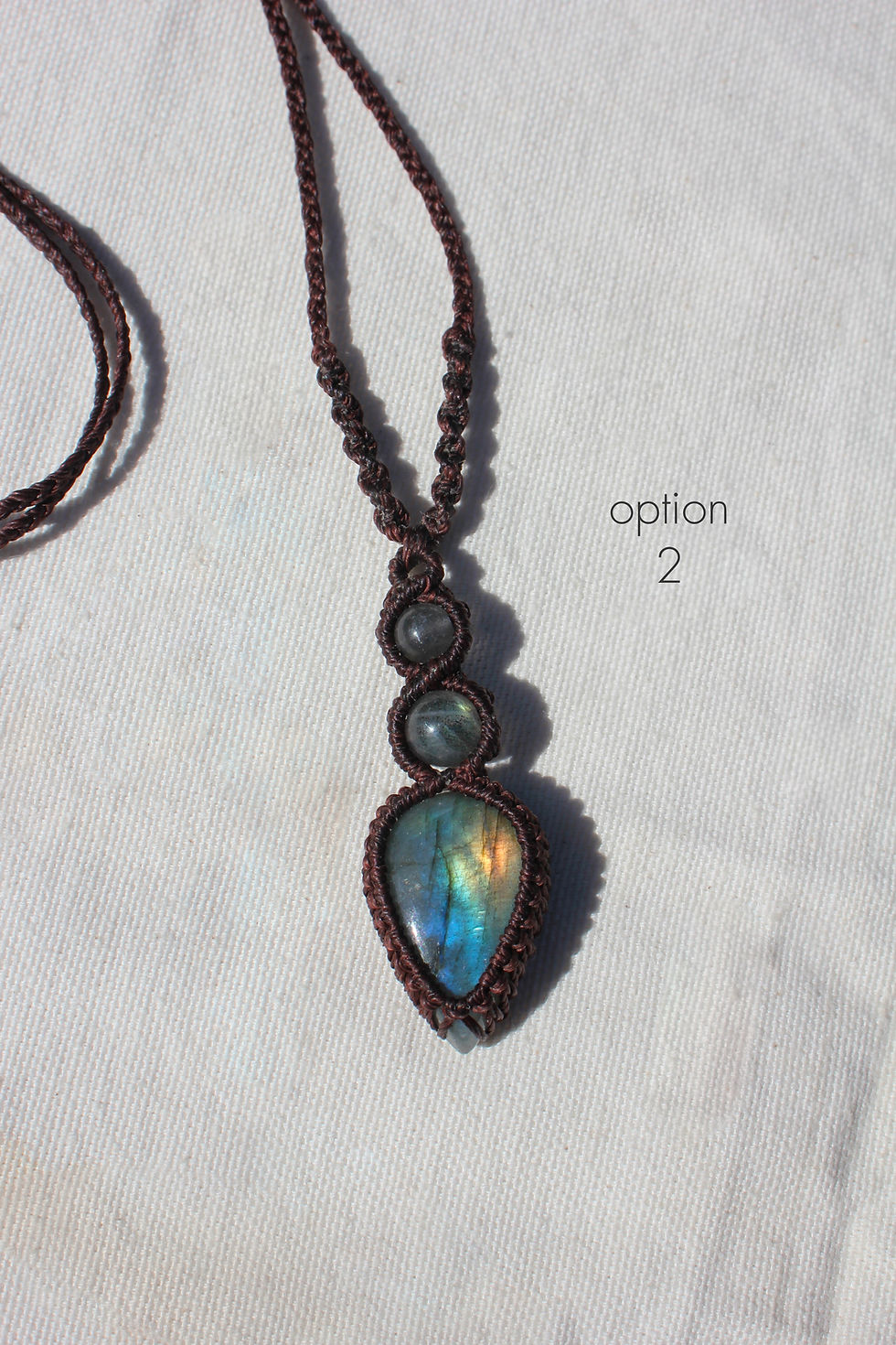 Thumbnail: Labradorite Triple - Brown