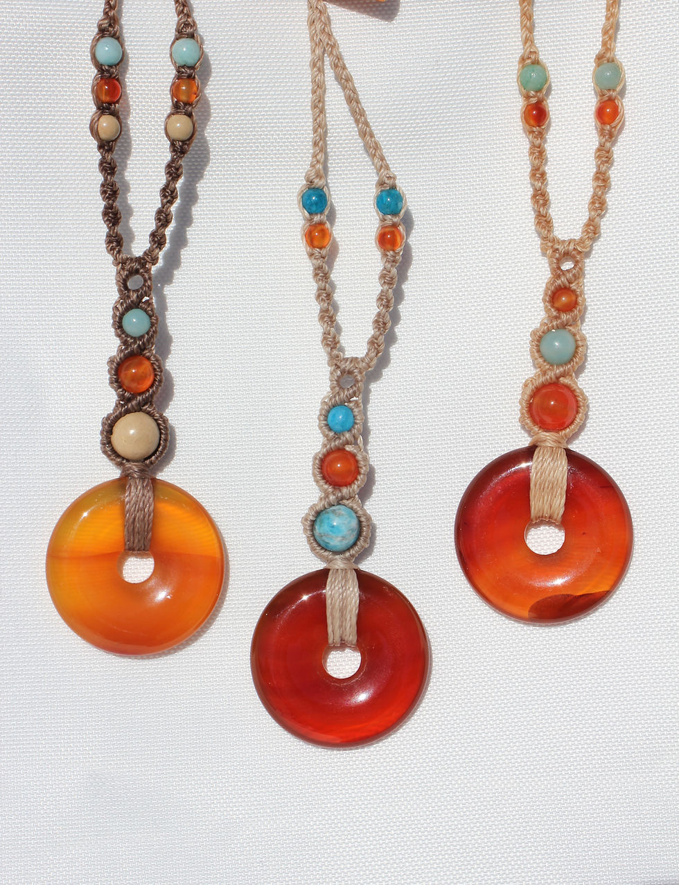 Thumbnail: Carnelian & Amazonite - Golden