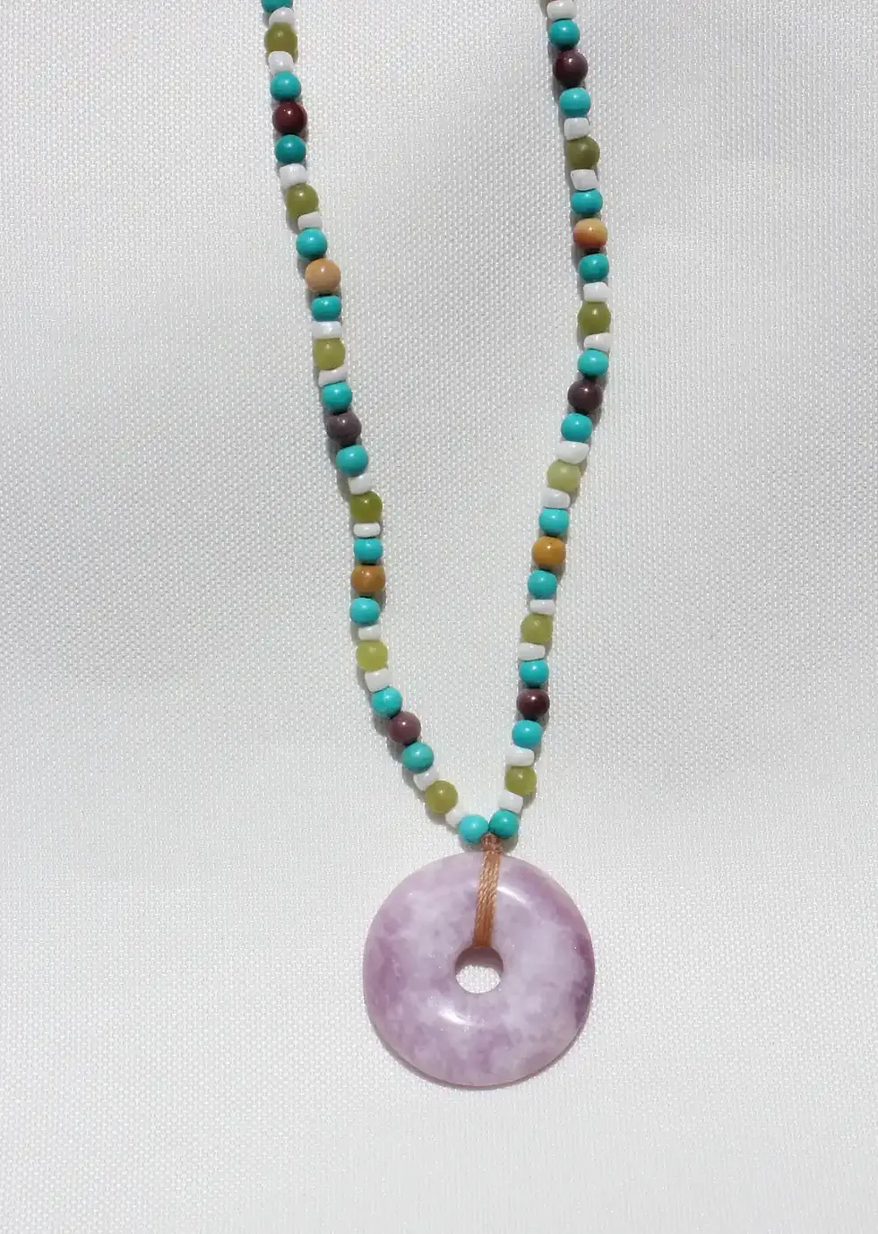 Thumbnail: Lepidolite Beaded Necklace