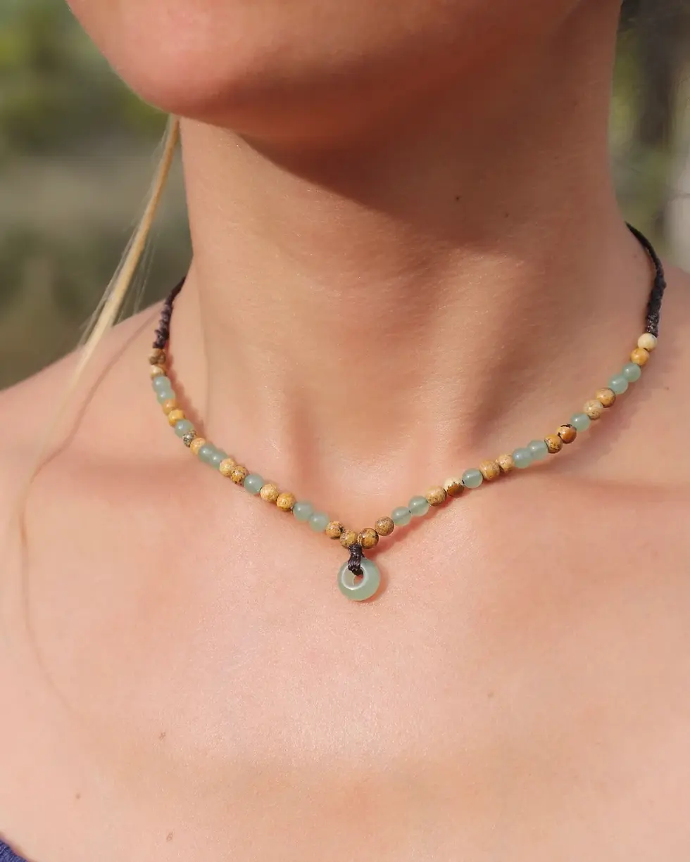 Thumbnail: Aventurine & Jasper Beaded - Brown
