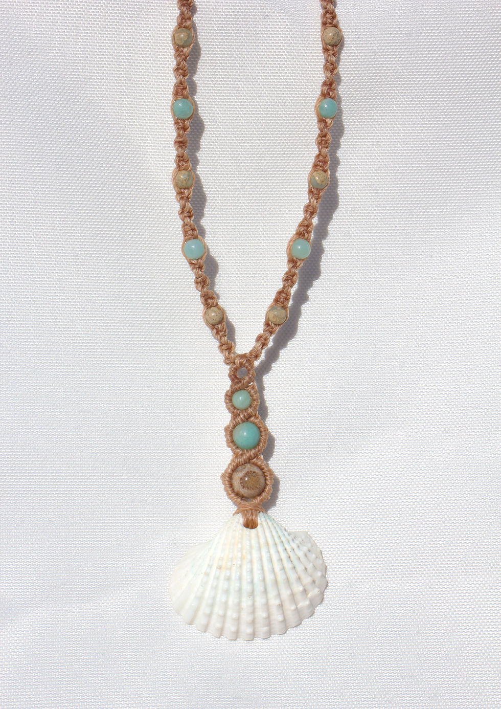 Thumbnail: Shell & Fossilised Coral - Light Tan