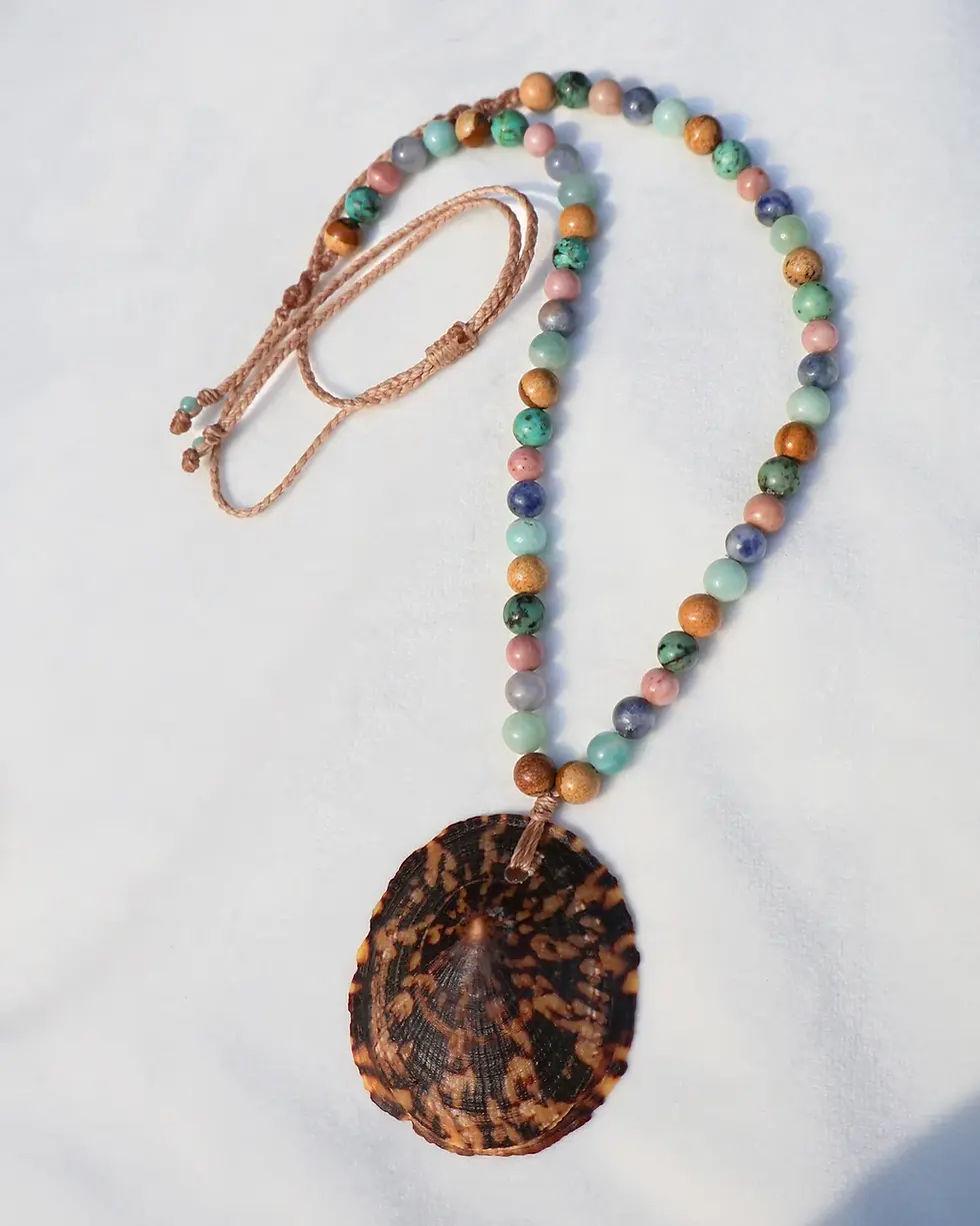 Thumbnail: Patella Shell Beaded - Tan