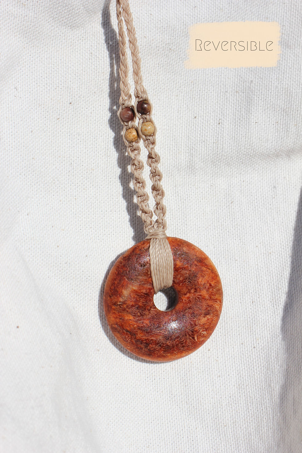 Thumbnail: Fossilised Coral & Jasper - Beige