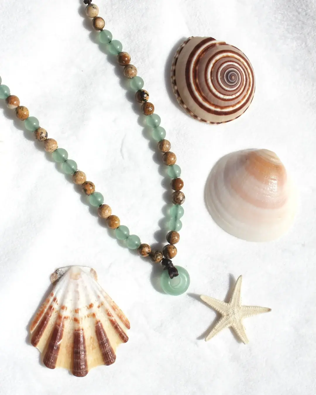 Aventurine & Jasper Beaded - Brown
