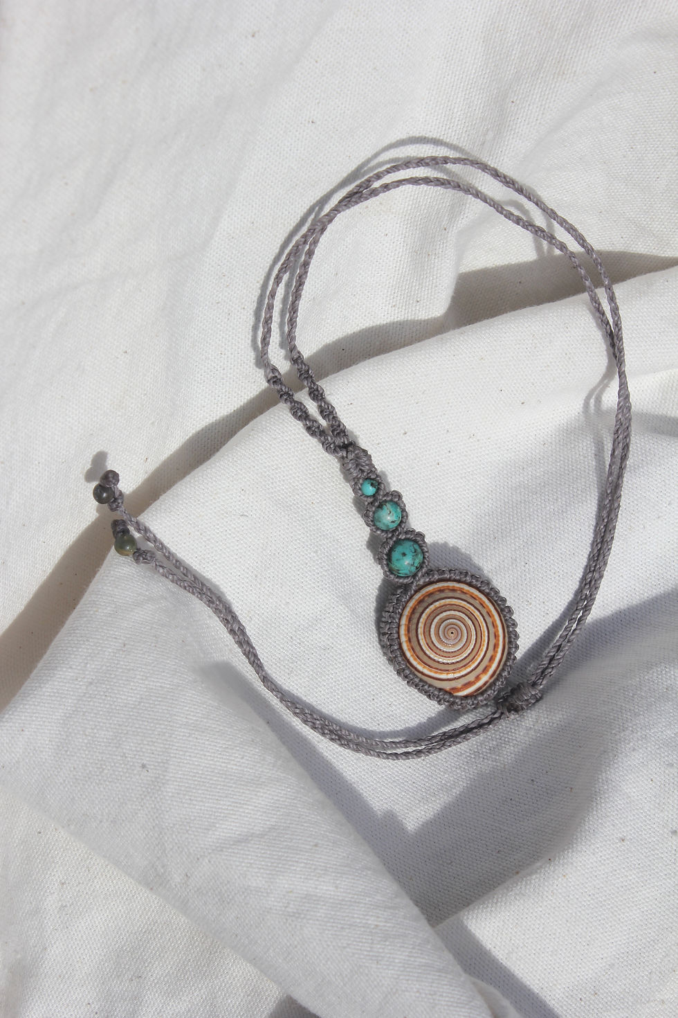 Thumbnail: Sundial Shell & Jasper Triple - Grey
