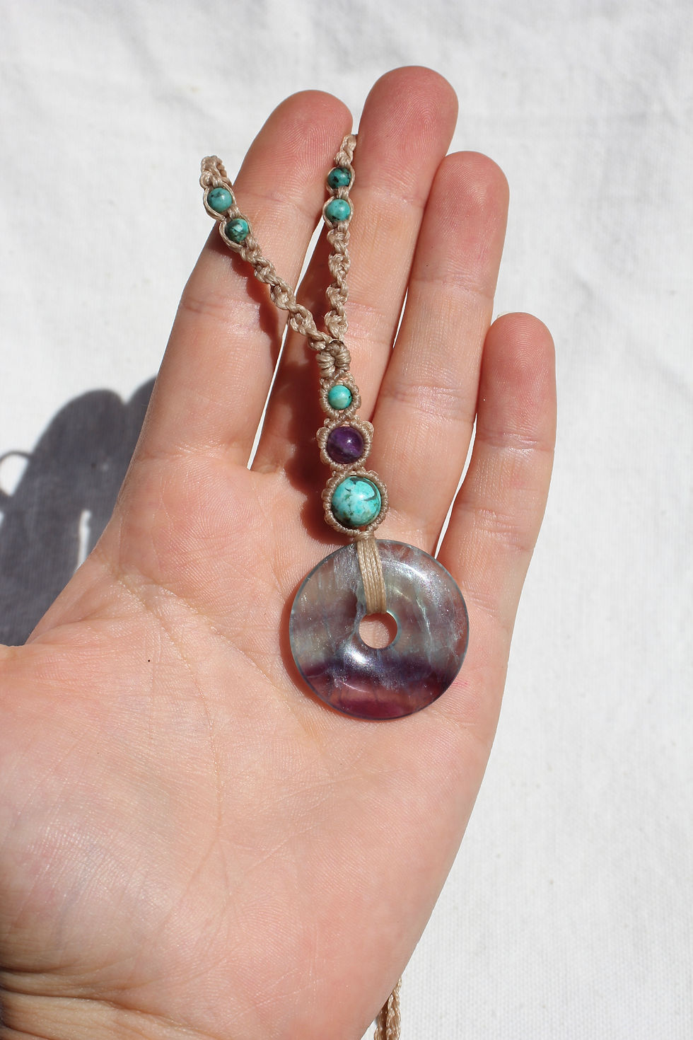 Thumbnail: Fluorite Triple - Beige