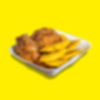 2 Pcs with French Fries or Tostones