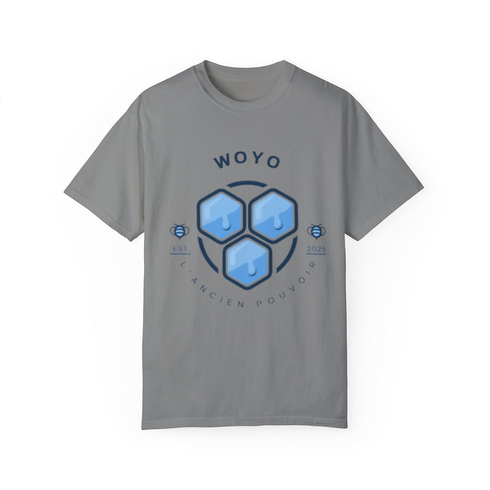 Miniature : WOYO Unisex Garment-Dyed T-shirt