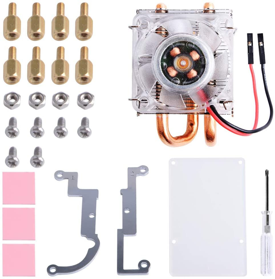Miniature : GeekPi CPU Cooler avec ventilateur de refroidissement RVB