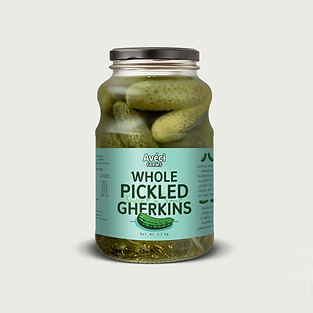 aveci farms whole pickled gherkins