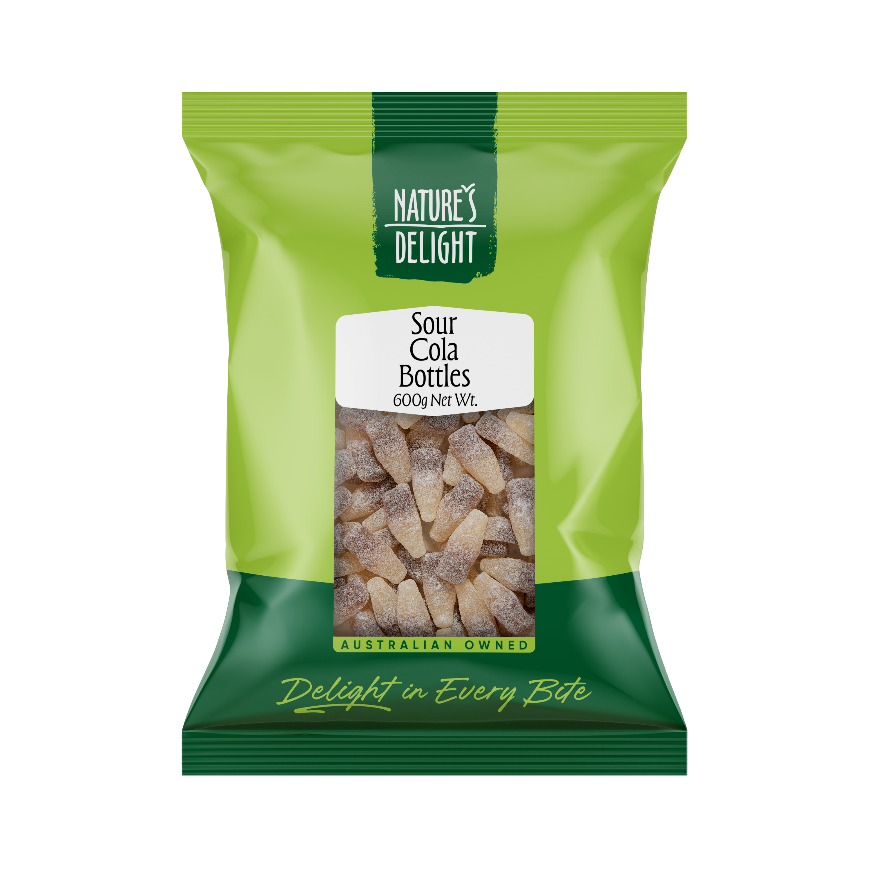 SOUR COLA BOTTLES 600g