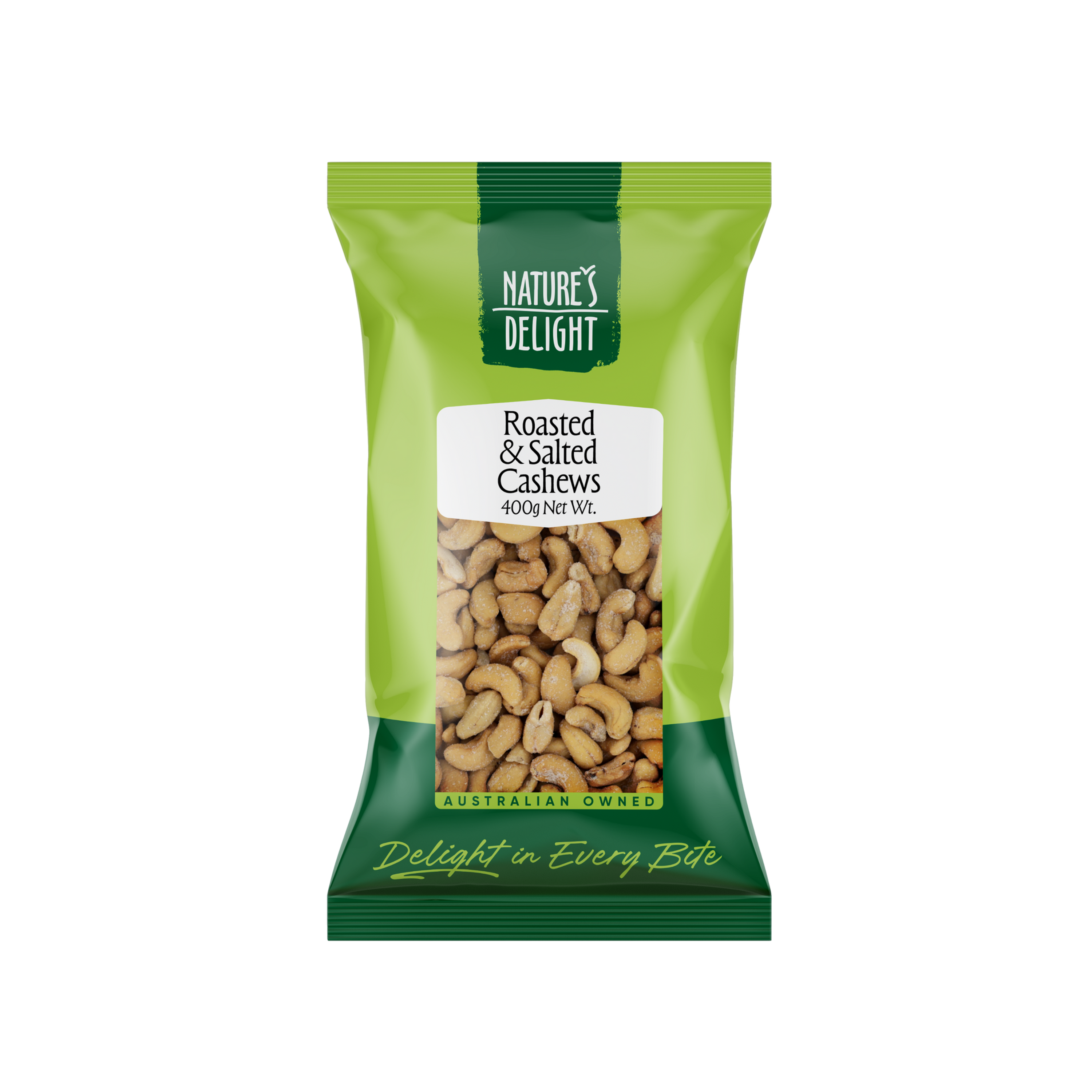CASHEWS ROASTED AND SALTED 400g