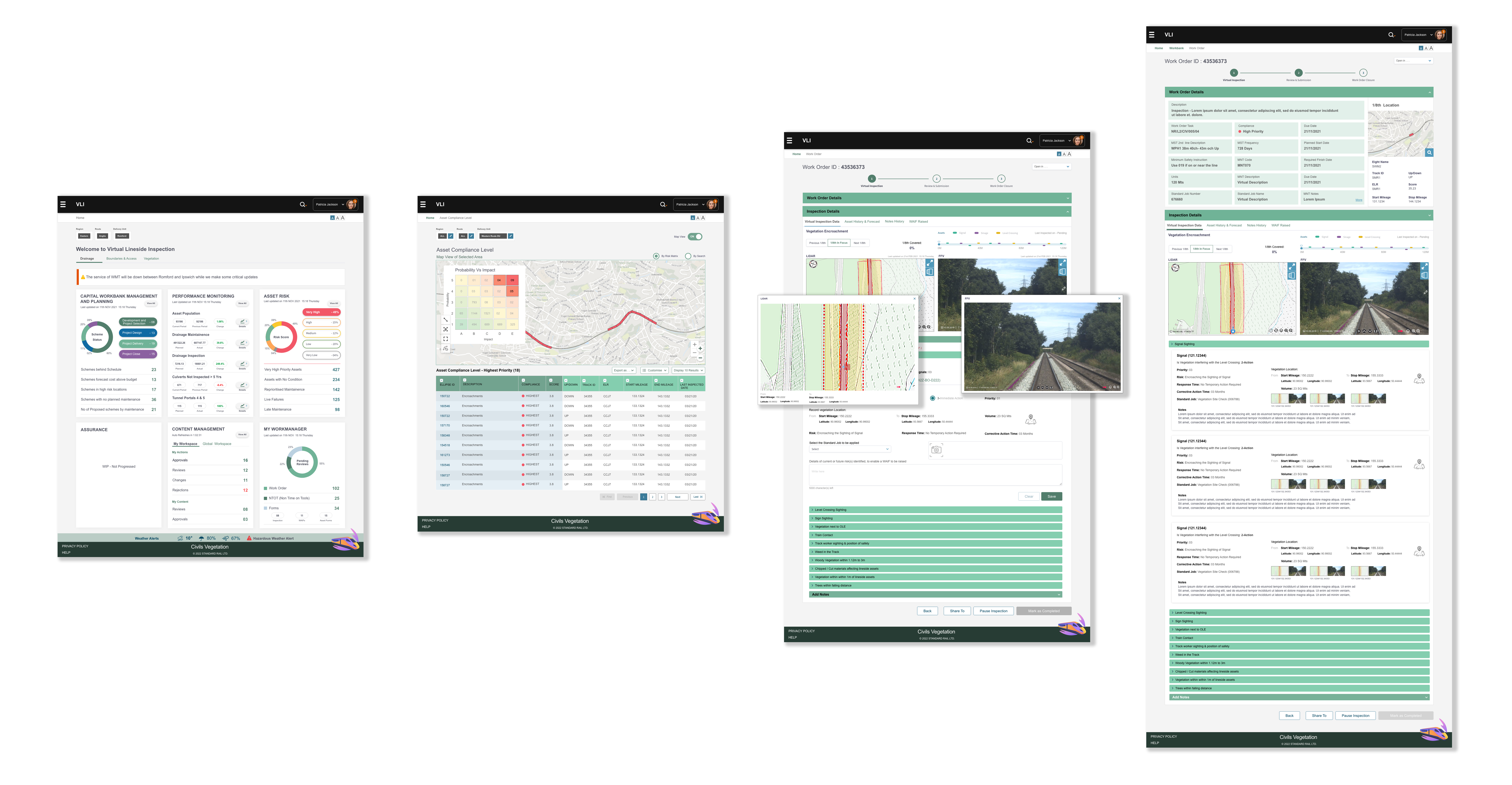 Final design outcome — multi-screen overview