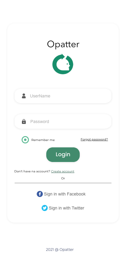 Sign in with social accounts