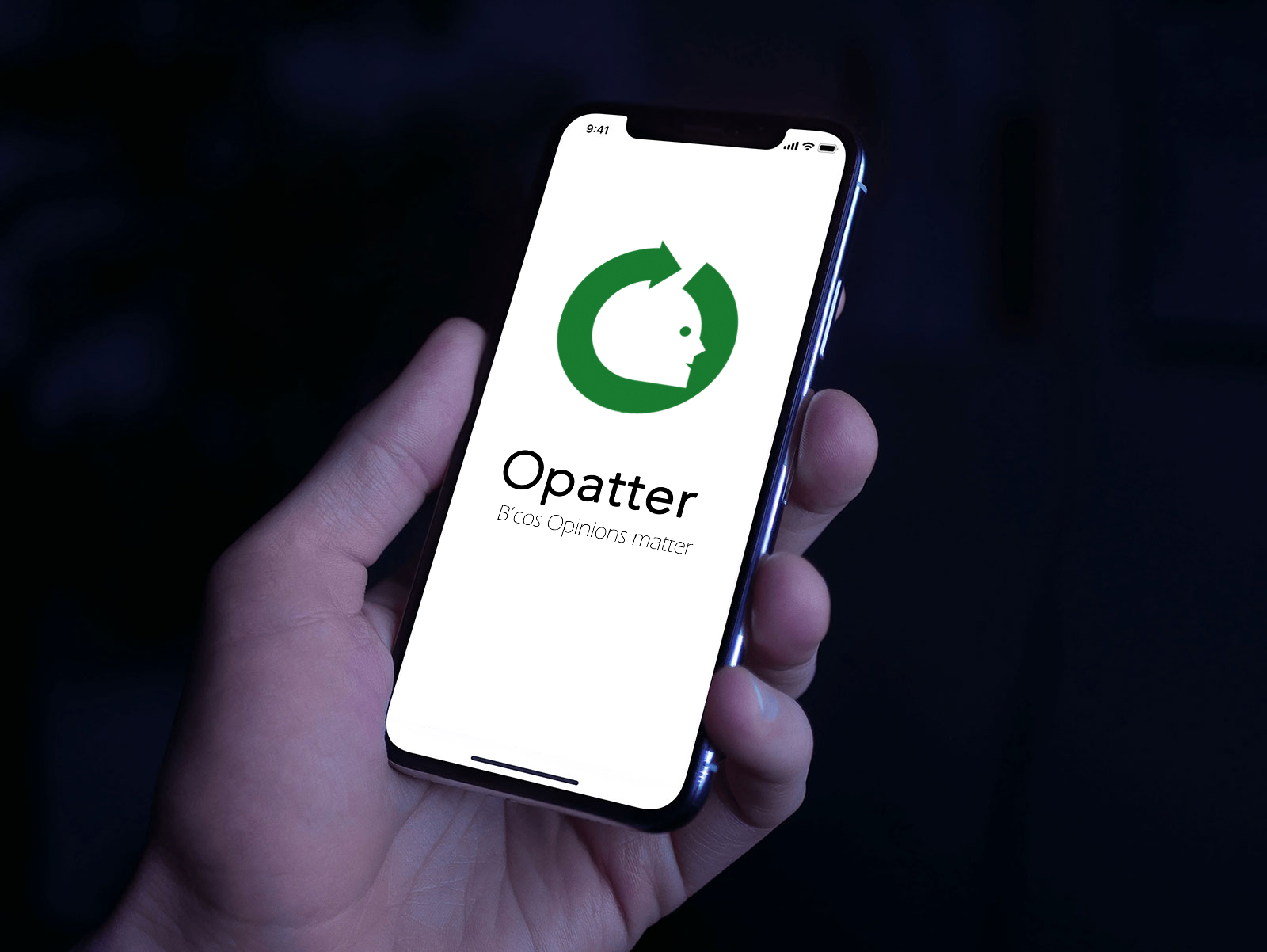 Opatter app hero — friends giving opinions on a purchase