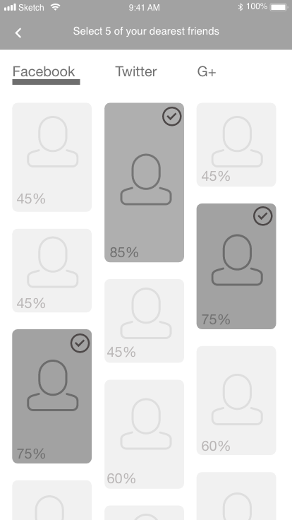 Low-fidelity wireframe 2