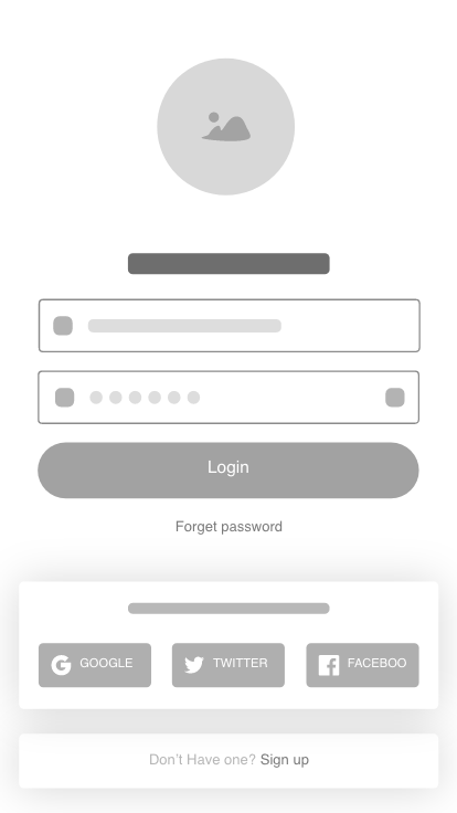 Low-fidelity wireframe 1