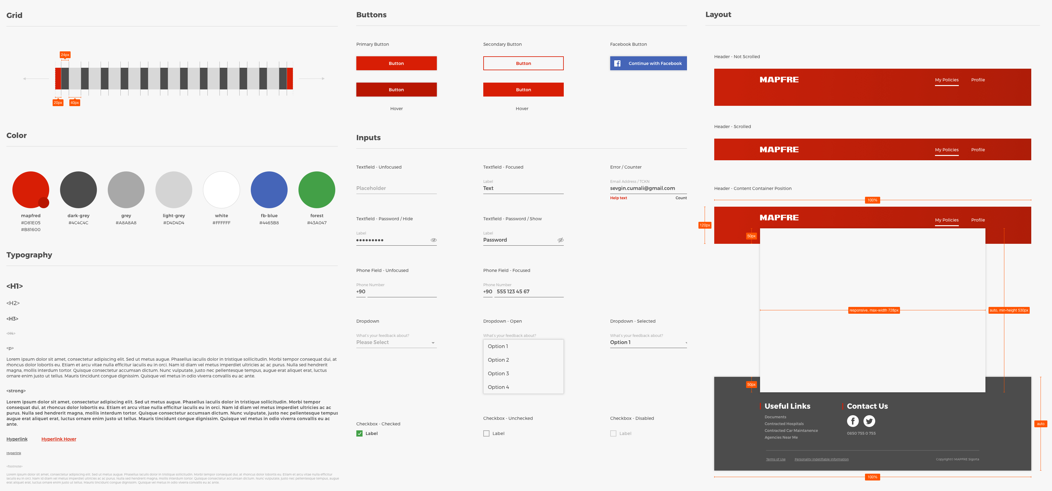 MAPFRE GO brand style guide